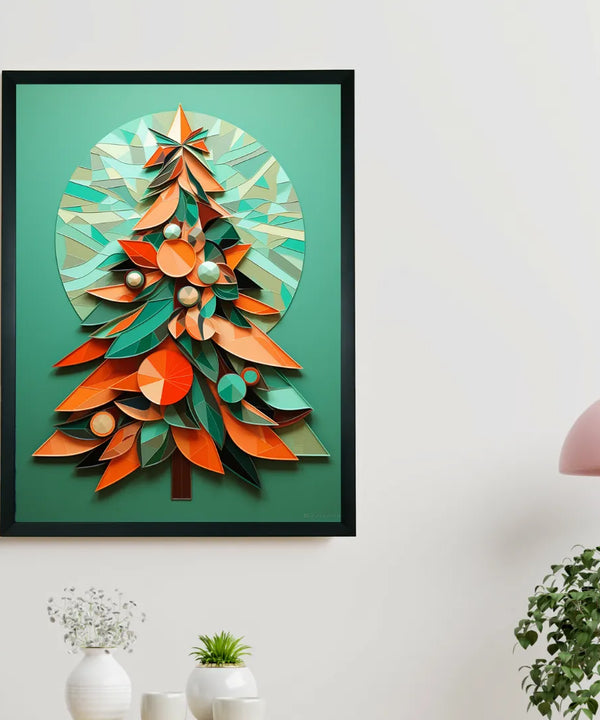Dazzle Your Holiday: Premium Sowpeace Xmas Canvas Prints – Handcrafted Indian-Inspired Art for Elegant Festive Decor — image 2