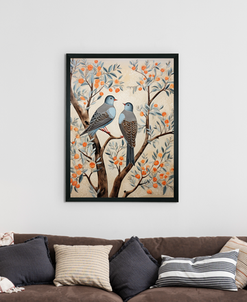 Find Your Freedom: Sowpeace Handcrafted Abstract Canvas – Premium Indian-Inspired Art for Modern Home Decor — alternate view