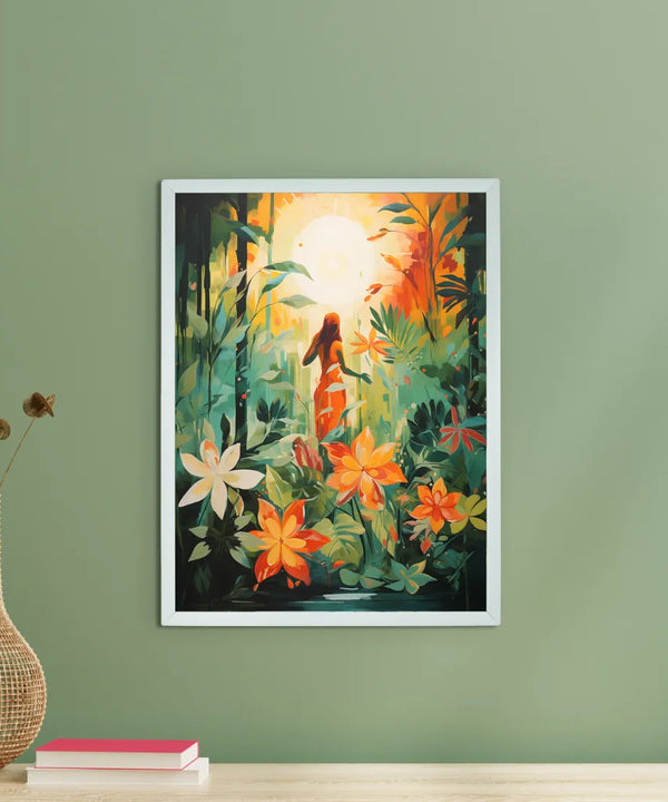 Sowpeace Serenity: Handcrafted Nature's Rejuvenating Embrace – Premium Canvas Print for Elegant and Peaceful Home Decor — main view