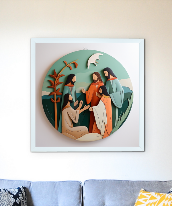 Sowpeace: Where Faith Meets Form – Premium Handcrafted Canvas Art for Elegant and Spiritual Home Interiors — main view