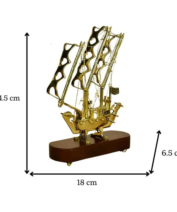 Sowpeace Brass multi sail Ship — image 4