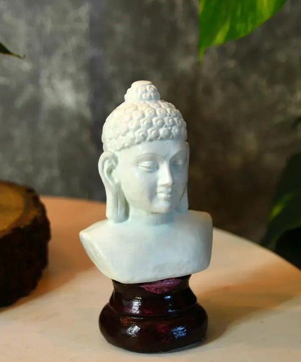 Sowpeace Bliss: White Small Buddha Terracotta Decor — image 6