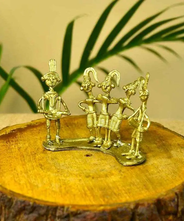 Dokra Orchestra: Brass Tabletop Masterpiece for Unique Home Decor — image 5