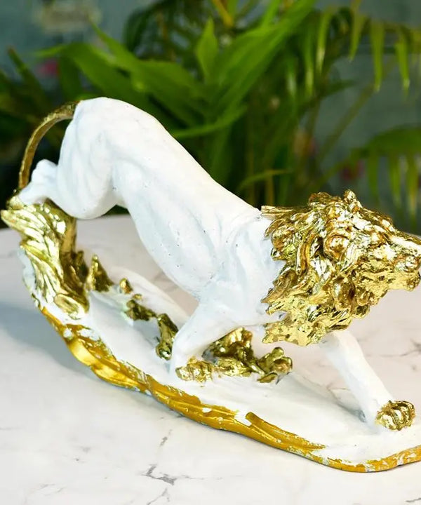 Sowpeace Resin Leaping Lion — image 2