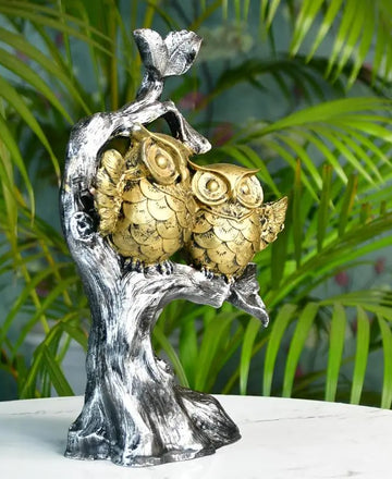 Sowpeace Resin Owl Branch — alternate view