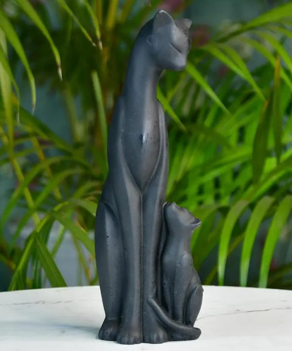 Sowpeace Resin Cat & Mom — main view