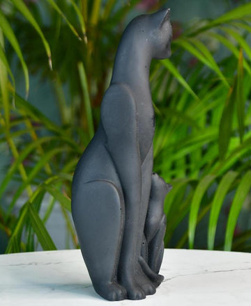 Sowpeace Resin Cat & Mom — alternate view