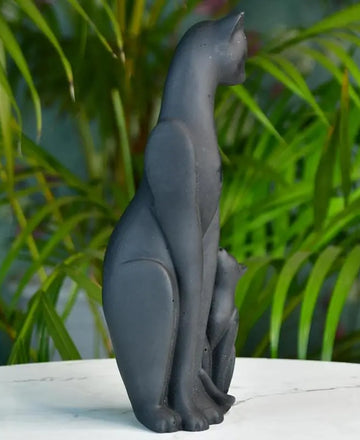 Sowpeace Resin Cat & Mom — alternate view