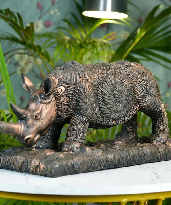 Sowpeace Resin Rhino Decor — image 6