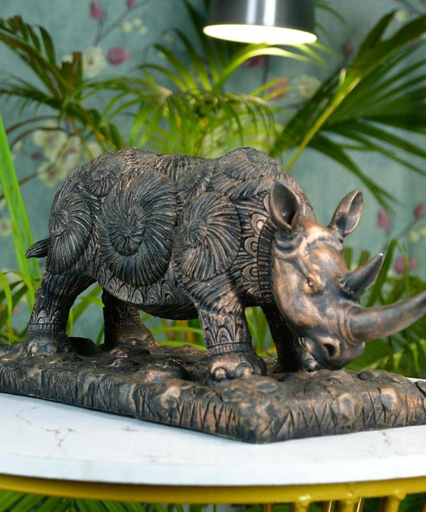Sowpeace Resin Rhino Decor — image 2