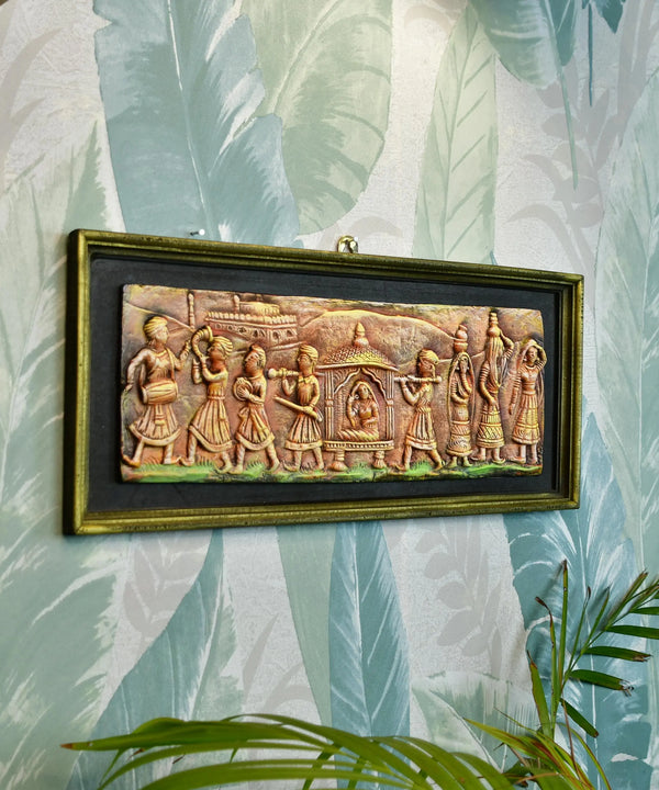 Artisan Terracotta Palki Women Wall Art: Home Decor — image 5