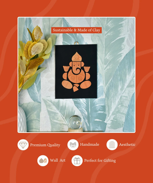 Terracotta Ganesh: Artisan Home Decor Elegance and Serenity — image 3