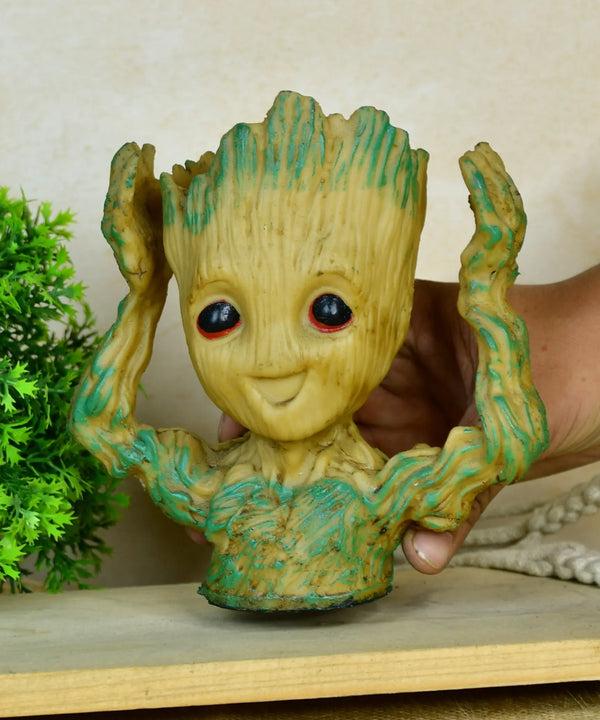 Groot Figurine Planter with Hands Up | Sowpeace Artisan Home Decor & Functional Design — image 6