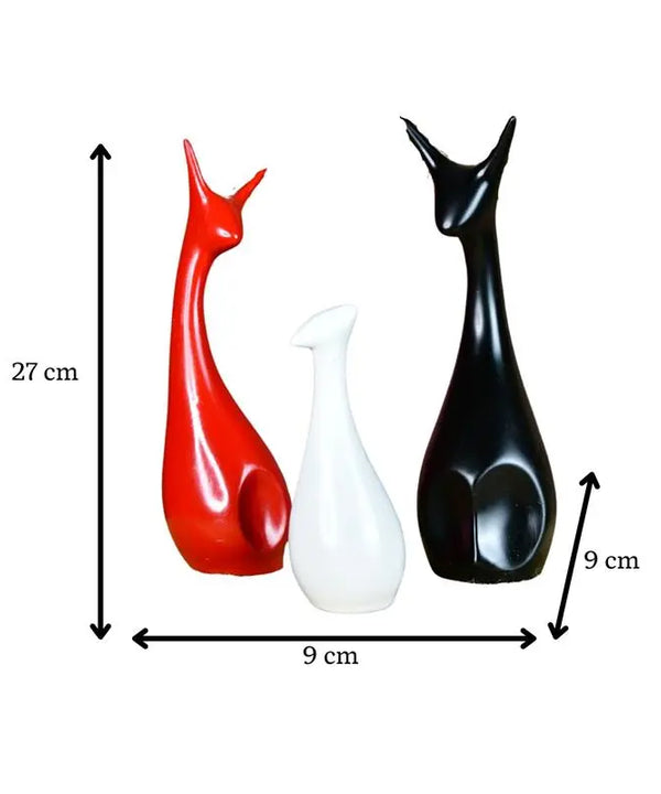 Sowpeace Resin Cat Trio — image 4