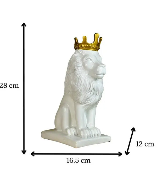 Sowpeace White Lion Showpiece — image 3