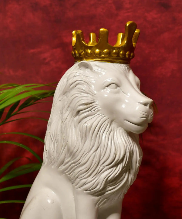 Sowpeace White Lion Showpiece — image 7
