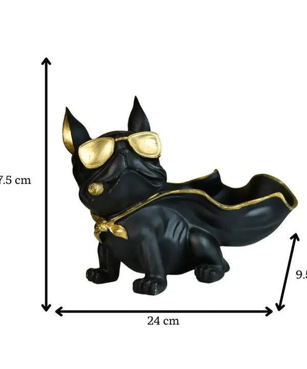 Sowpeace Resin Caped Dog Showpiece — image 3