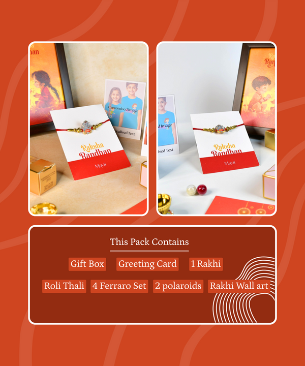 Sowpeace Exquisite Green Ganesha Rakhi Pack of 1 with Roli Chawal and Greeting card combo for Raksha Bandhan and Gifting — image 13