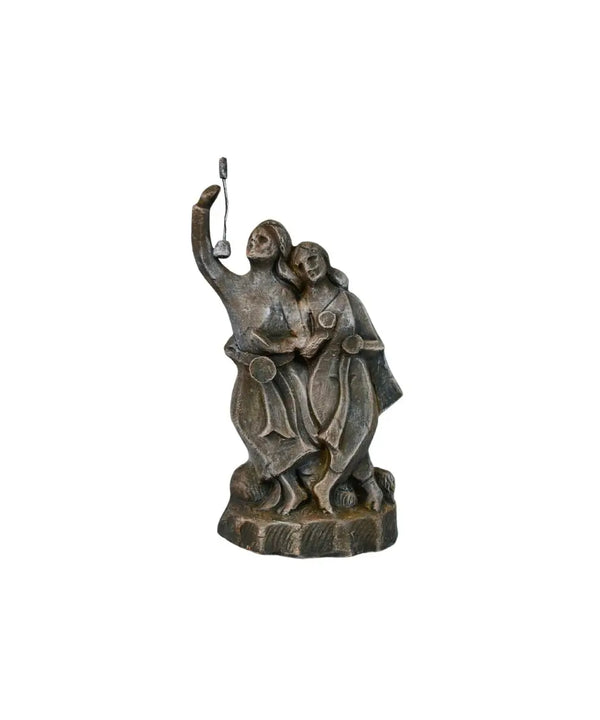 Handcrafted Terracotta Abstract Baul Minstrel Tabletop Decor Showpiece — image 7