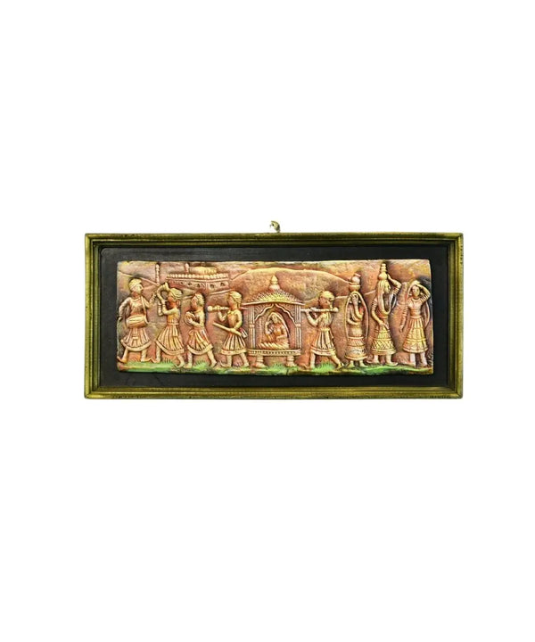 Artisan Terracotta Palki Women Wall Art: Home Decor — image 7