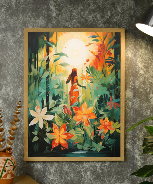 Sowpeace Serenity: Handcrafted Nature's Rejuvenating Embrace – Premium Canvas Print for Elegant and Peaceful Home Decor — image 4