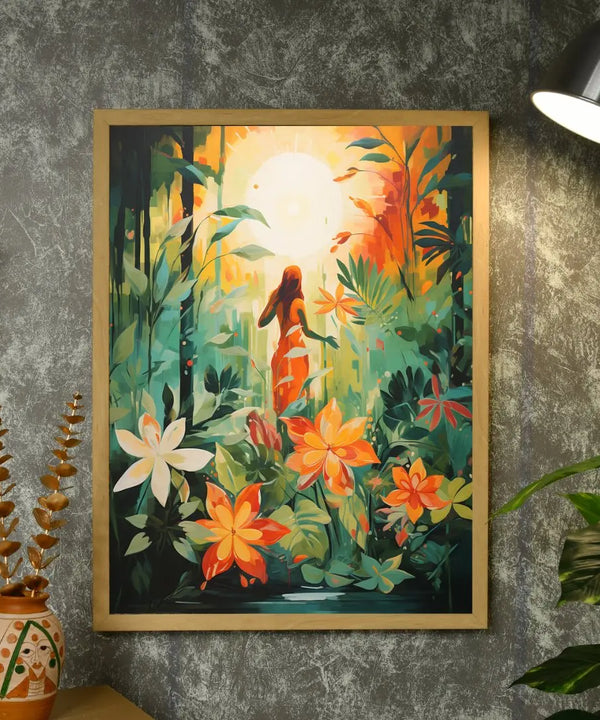 Sowpeace Serenity: Handcrafted Nature's Rejuvenating Embrace – Premium Canvas Print for Elegant and Peaceful Home Decor — image 4