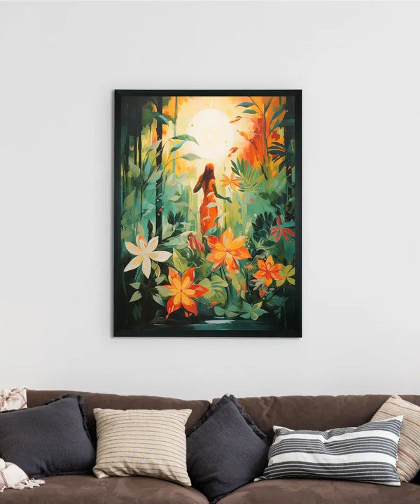 Sowpeace Serenity: Handcrafted Nature's Rejuvenating Embrace – Premium Canvas Print for Elegant and Peaceful Home Decor — image 2