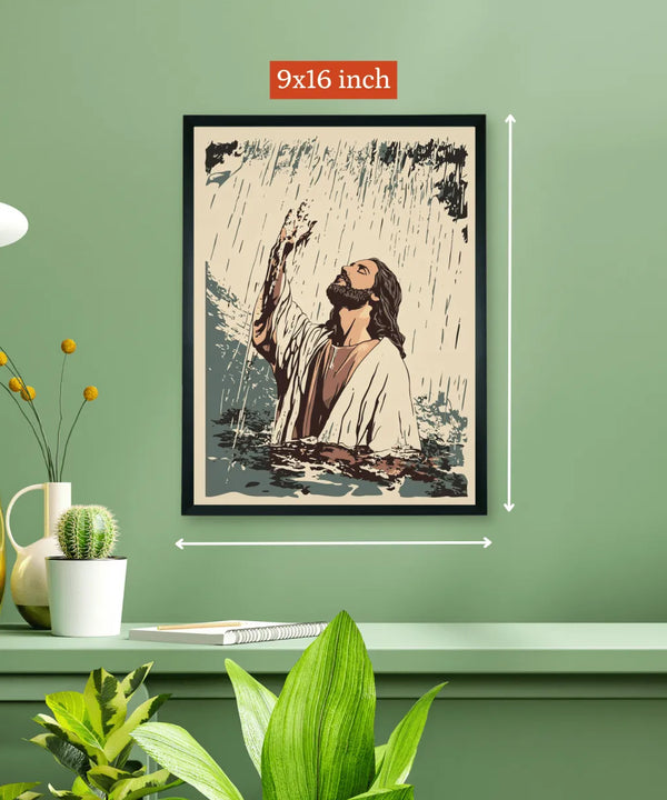 Chitran Jesus in Sacred Rain — image 5