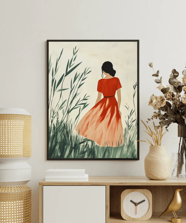 Chitran Maiden in Red Harmony — image 2