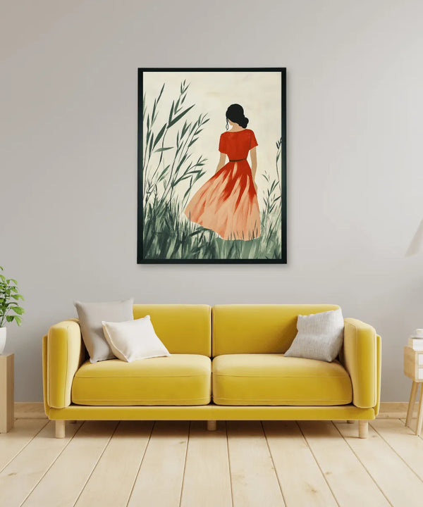 Chitran Maiden in Red Harmony — image 4