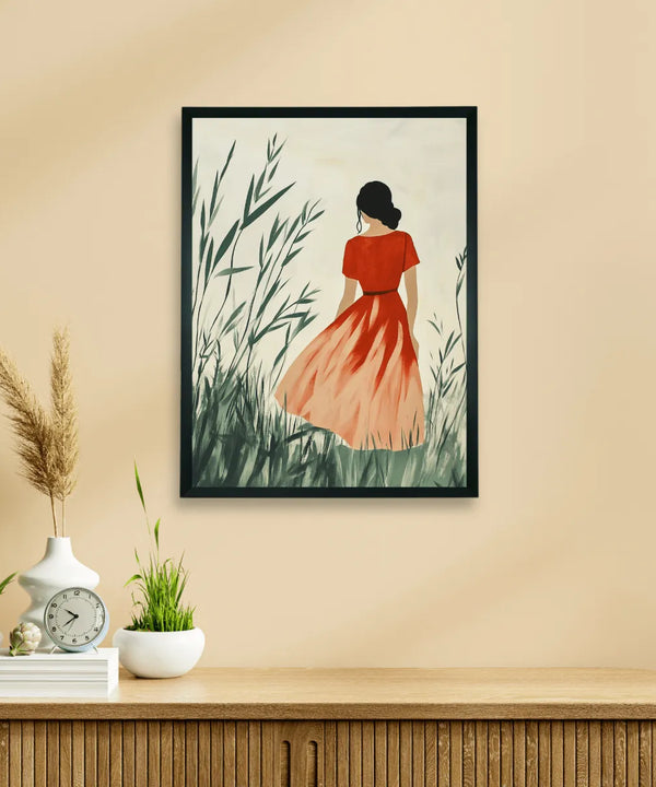 Chitran Maiden in Red Harmony — main view
