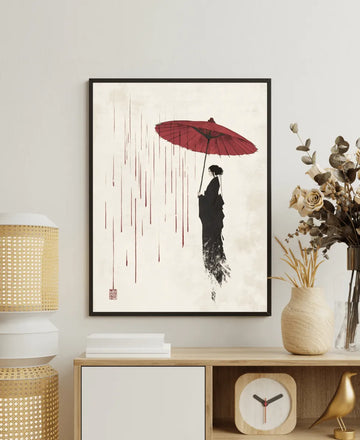 Chitran Under the Red Umbrella — alternate view