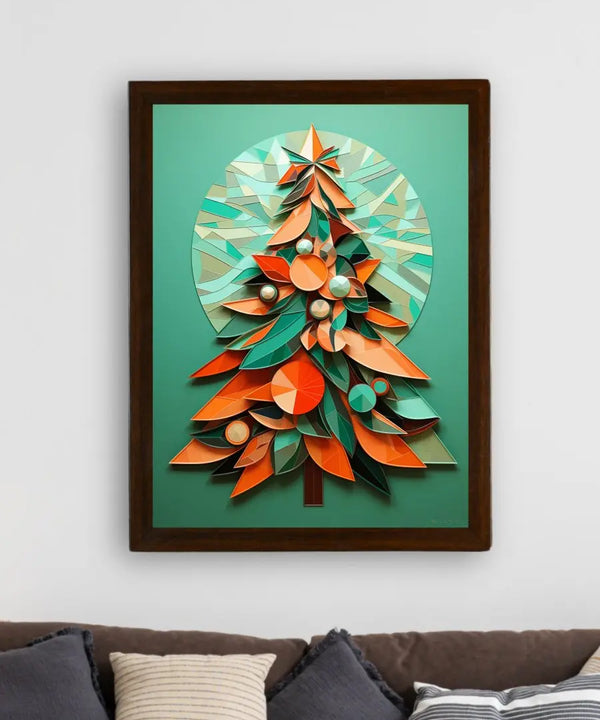 Dazzle Your Holiday: Premium Sowpeace Xmas Canvas Prints – Handcrafted Indian-Inspired Art for Elegant Festive Decor — image 3