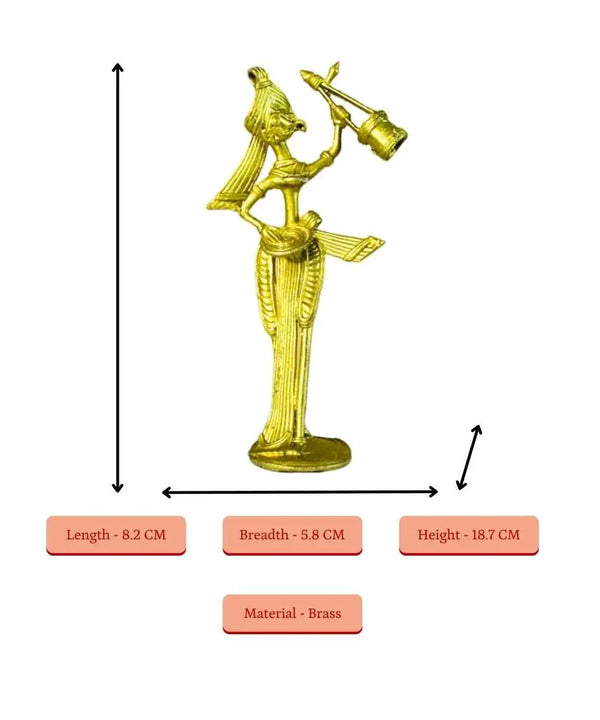Dokra Boul: Brass Tabletop Art Decor — image 4