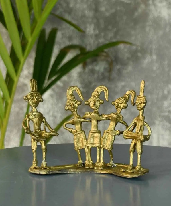 Dokra Orchestra: Brass Tabletop Masterpiece for Unique Home Decor — image 6