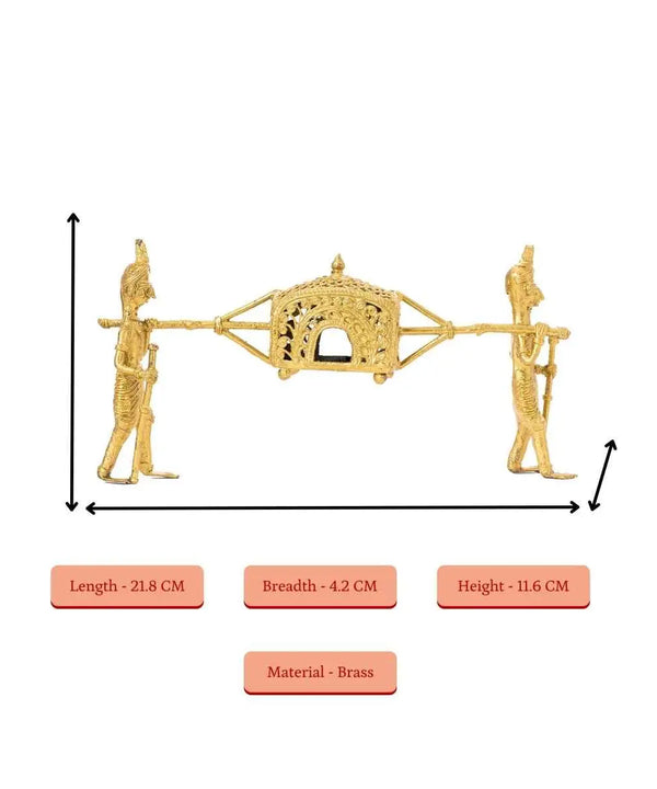 Dokra Palki: Brass Tabletop Elegance Decor — image 4
