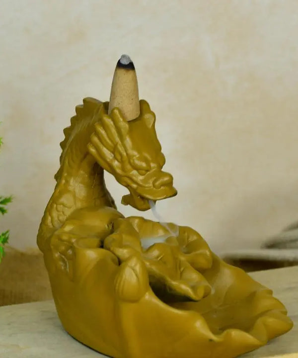 Dragon Smoke Fountain by Sowpeace - Beautiful Resin Showpiece for Home Decor — image 4