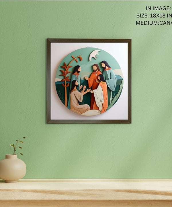 Sowpeace: Where Faith Meets Form – Premium Handcrafted Canvas Art for Elegant and Spiritual Home Interiors — image 5
