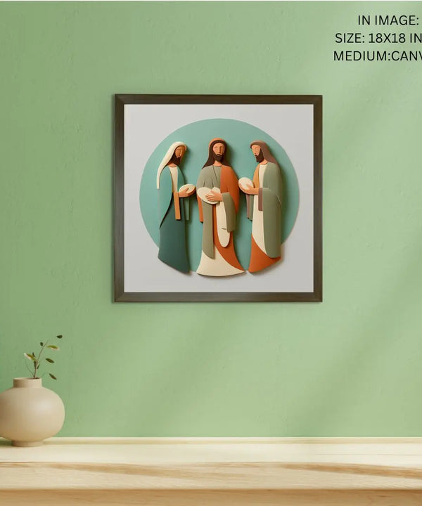 Home Blessing: Jesus' Modern Family Art – Premium Handcrafted Canvas Prints for Stylish and Faithful Home Decor by Sowpeace — image 5