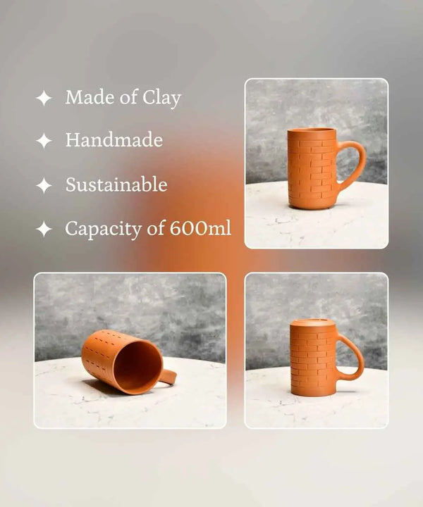 Large Unglazed Mocktail Cup: Versatile Elegance for Home and Kitchen Decor — image 3