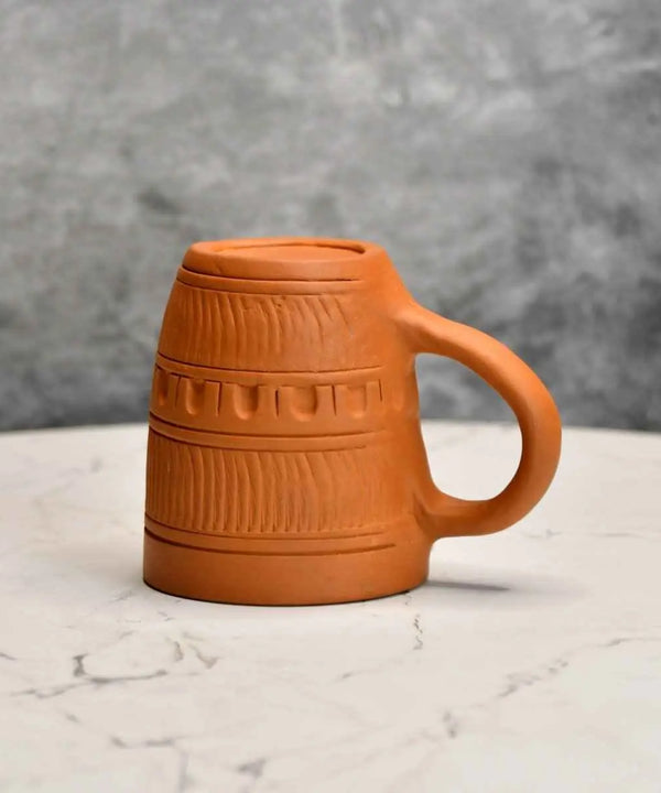 Rustic Terracotta Coffee Mug: Home Decor & Kitchen Delight — image 7