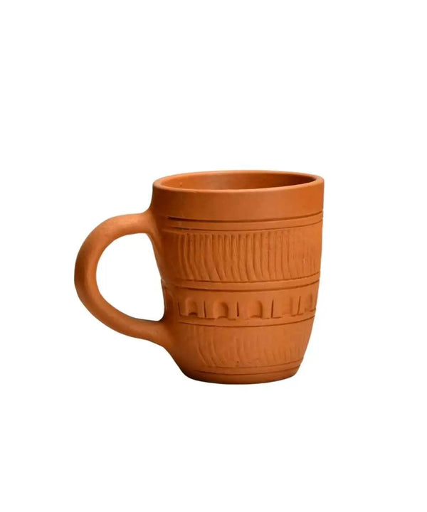 Rustic Terracotta Coffee Mug: Home Decor & Kitchen Delight — image 8