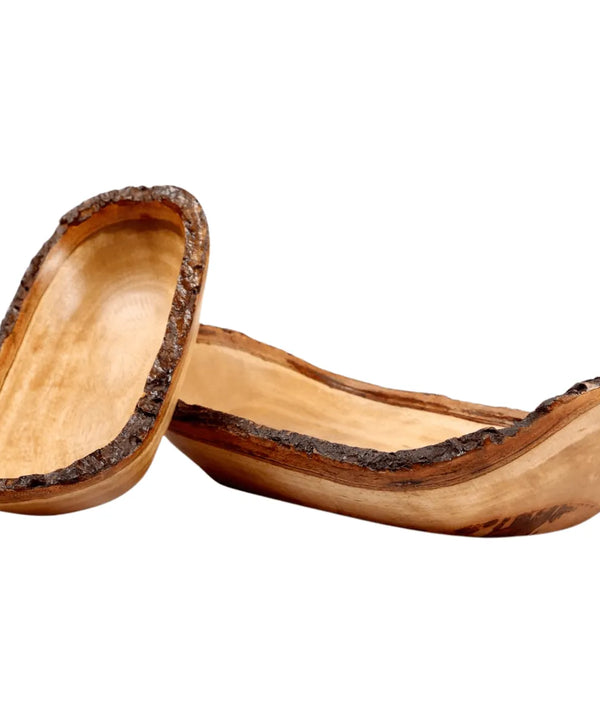 Sowpeace 12-Inch Acacia Wood Oval Decor Bowl — image 4