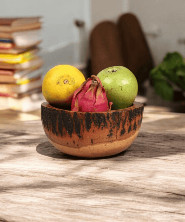 Sowpeace 6-Inch Natural Acacia Wood Round Bowl — image 3