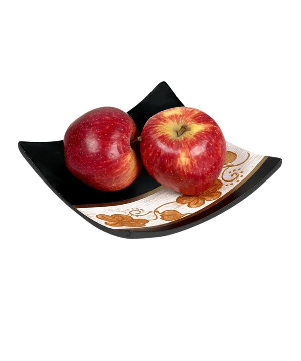Sowpeace 8-Inch Elegant Black Acacia Wood Square Tray — image 6