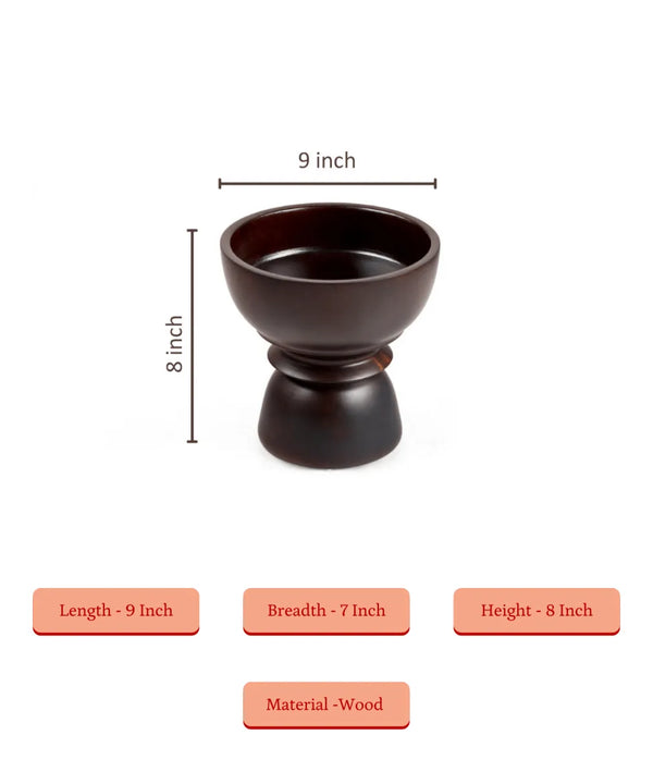 Sowpeace Acacia Wood Multipurpose Decor Bowl — image 5