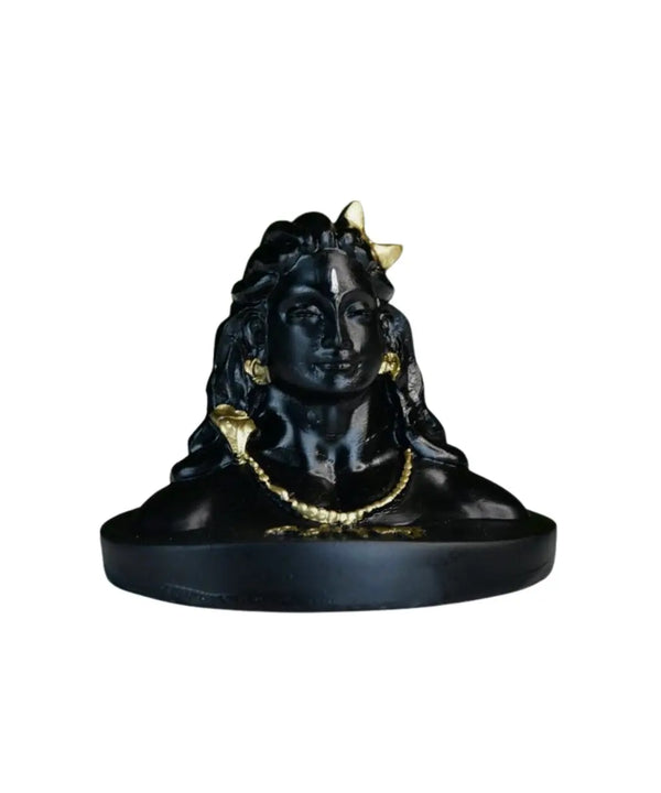 Sowpeace Adiyogi Shiva Statue 3 Inch | Mini Black Idol for Meditation, Home Décor & Spiritual Gift — image 7