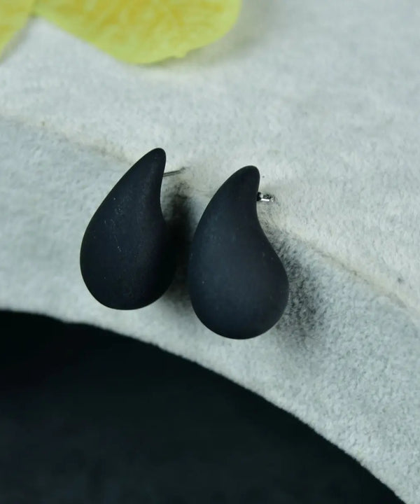 Sowpeace Black Teardrop CCB Earrings | Elegant One‑Size Lightweight Jewelry for Women & Daily Wear — image 2