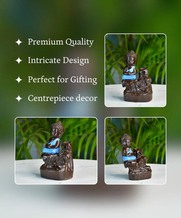 Sowpeace Blue Buddha Smoke Decor — image 3