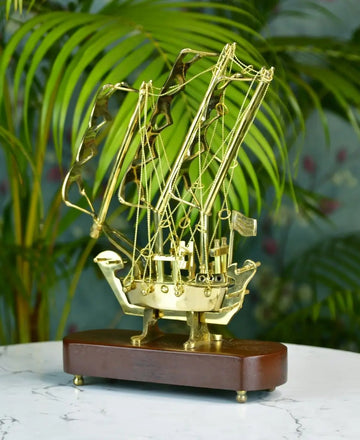 Sowpeace Brass multi sail Ship — alternate view